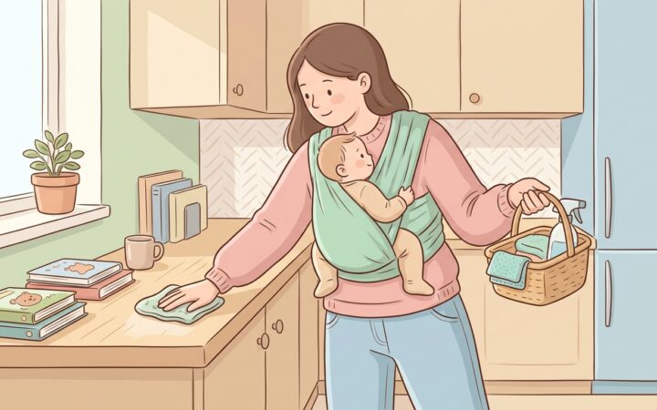 Rutinas de limpieza realistas para padres con poco tiempo