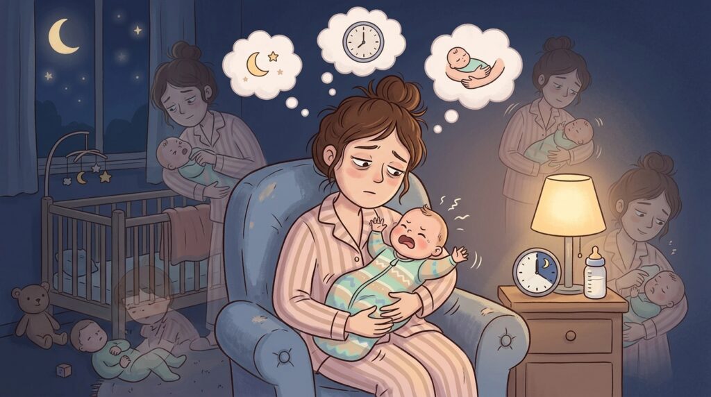 ¿Por qué los bebés demandantes duermen peor?