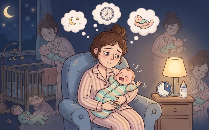 ¿Por qué los bebés demandantes duermen peor?